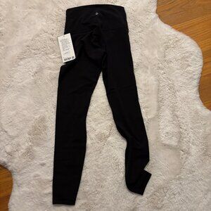 NWT lululemon Align™ High-Rise BLACK Leggings Pant 25" - Size 6